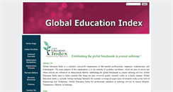 Desktop Screenshot of globaleducationindex.info
